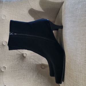Stuart Weitzman Fabric Ankle Boits